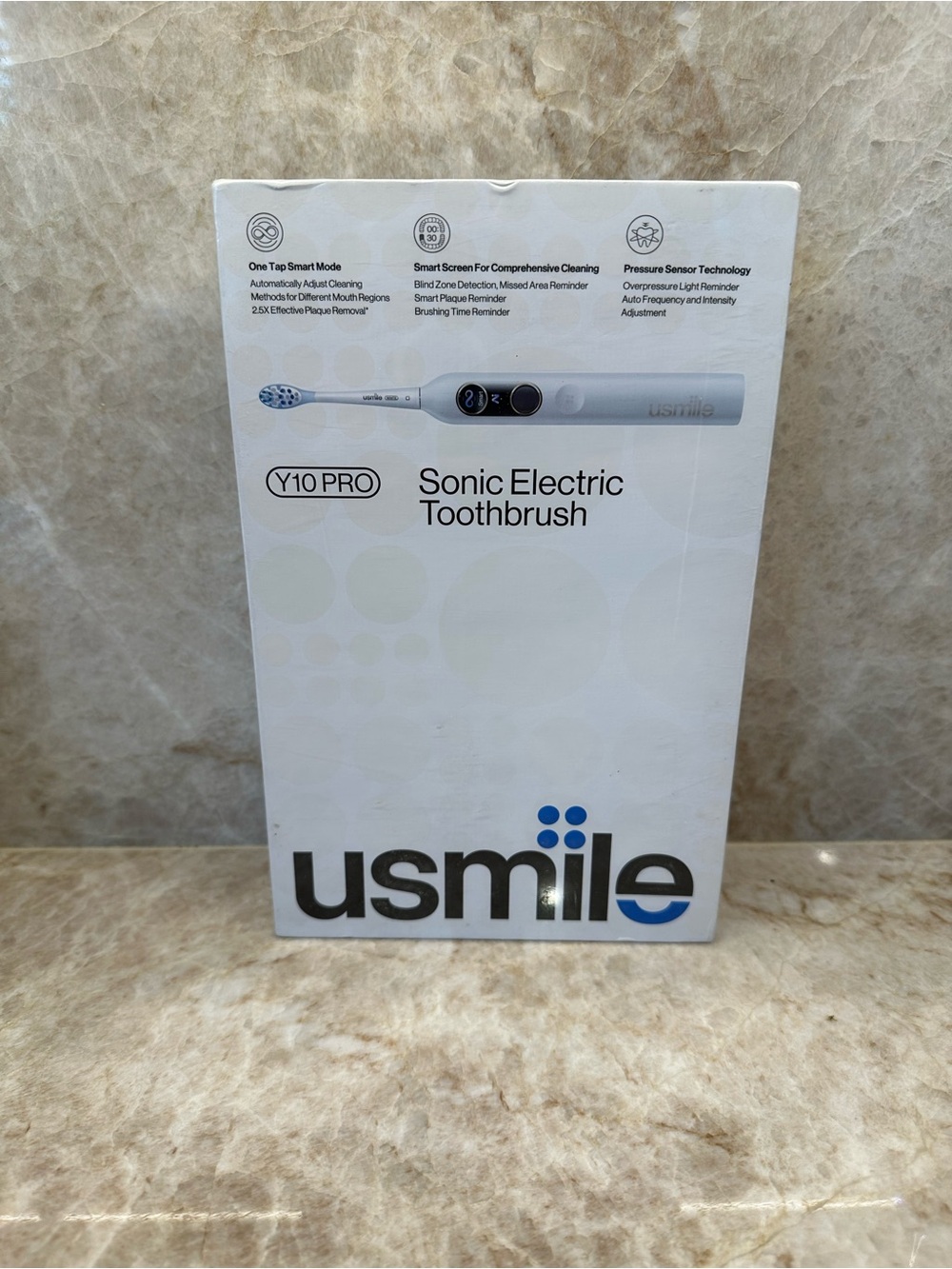 Sealed Y10 PRO Sonic Electric Toothbrush - White
